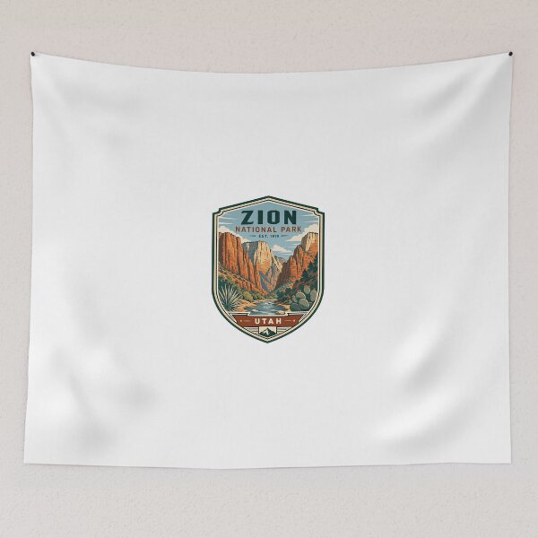 Item preview, Zion National Park Est. 1919 Utah National Parks Travel Souvenir designed and sold by Simsimah26Parks.