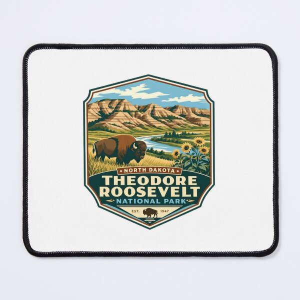 Item preview, North Dakota Theodore Roosevelt National Park Bison Badlands Visitor Souvenir designed and sold by Simsimah26Parks.