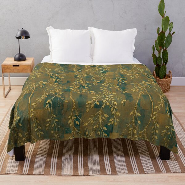 Item preview, Abstract Golden Foliage Design designed and sold by JacquiTaylorArt.