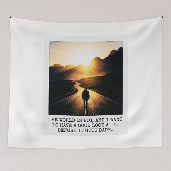 Item preview, The World Is Big and ii want to have a good look at it before it gets dark designed and sold by GabeMountainArt.