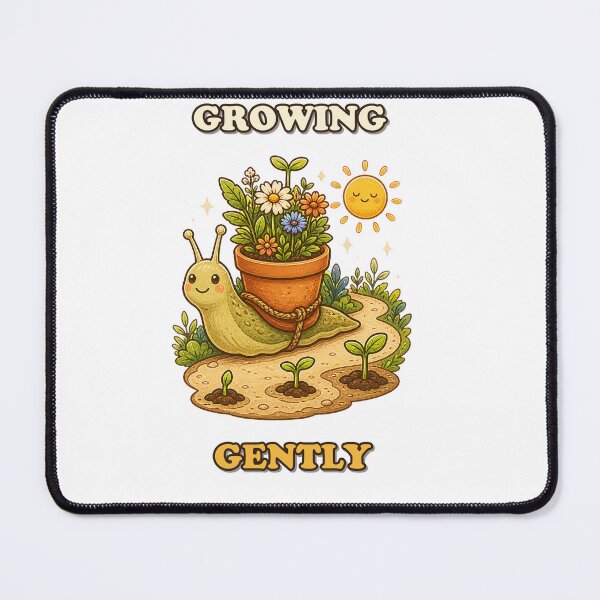 Item preview, Growing Gently Cute Snail Motivation designed and sold by CheerfulNest.