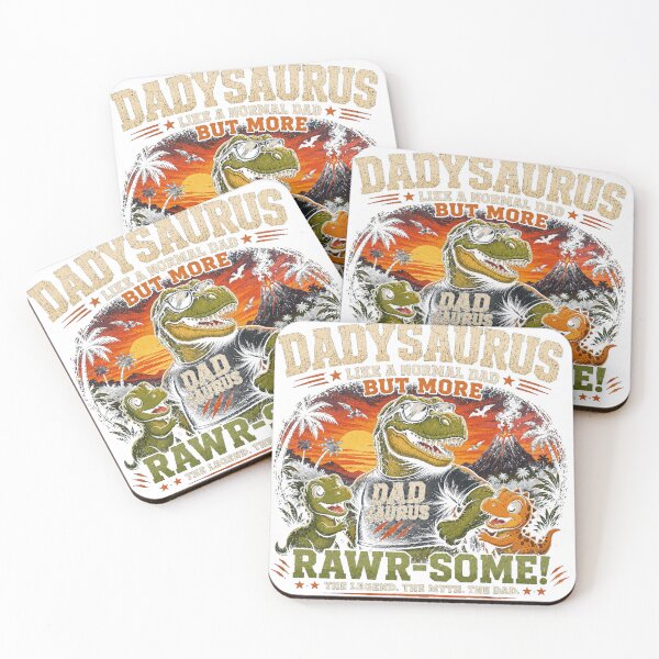 Item preview, Dadysaurus Funny Dad T-Rex Shirt | Rawr-Some Dinosaur Dad Gift designed and sold by Igrowlab254.