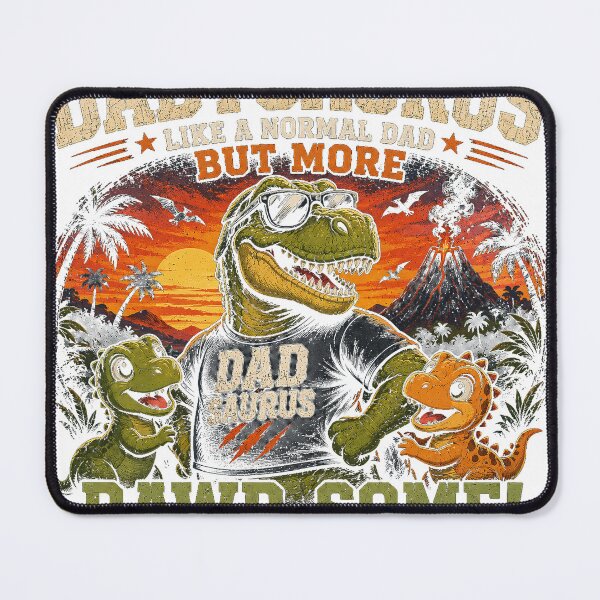 Item preview, Dadysaurus Funny Dad T-Rex Shirt | Rawr-Some Dinosaur Dad Gift designed and sold by Igrowlab254.