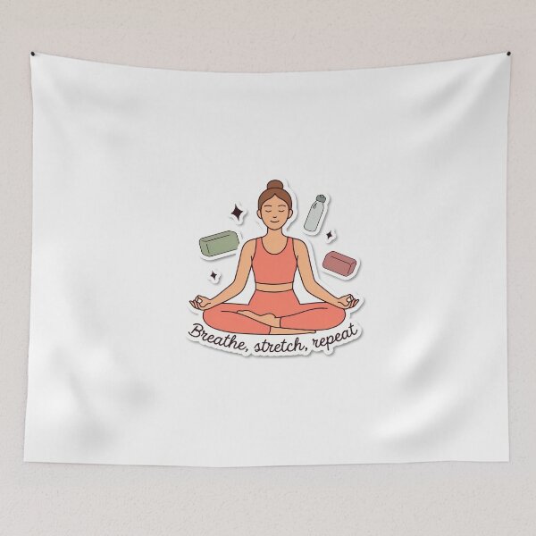 Item preview, Breathe, Stretch, Repeat designed and sold by NiftyWrx.