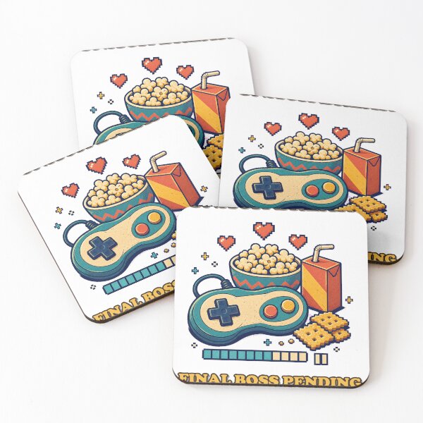Item preview, Snack Break Final Boss Pending Retro Gamer designed and sold by CheerfulNest.