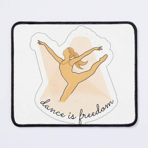 Item preview, Dancer in Motion with Freedom Text designed and sold by NiftyWrx.