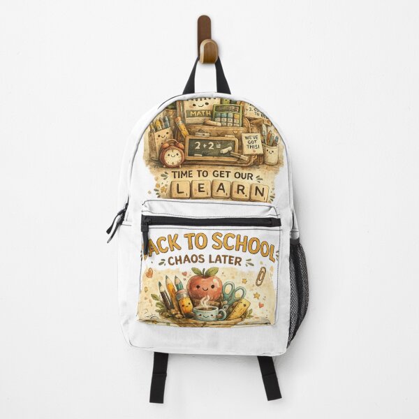 Item preview, Cute Back To School Chaos Later Funny Teacher & Student Art designed and sold by DreamyBrushArt.