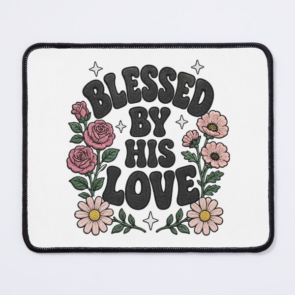 Item preview, Blessed By His Love Floral designed and sold by WearTheVibe Store.