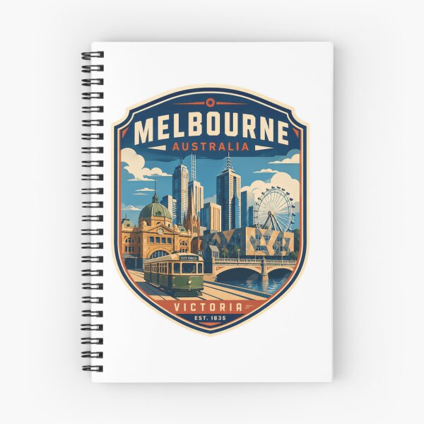 Item preview, Melbourne Australia Victoria Est 1835 City Travel Tourist Souvenir designed and sold by Simsimah26Parks.