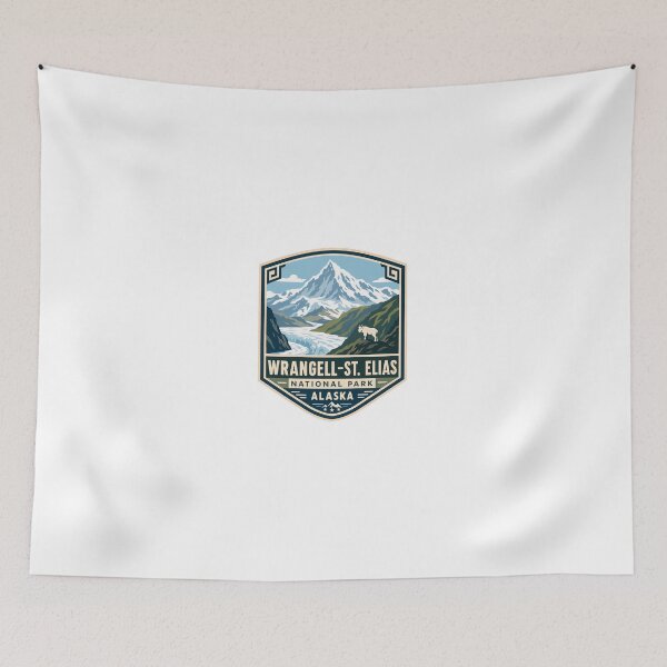 Item preview, Wrangell-St. Elias National Park Alaska Travel Outdoors Hiker designed and sold by Simsimah26Parks.