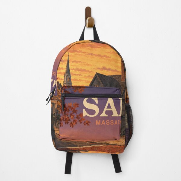 Item preview, Salem, Massachusetts – Historic Witch House Retro Travel Poster designed and sold by PopChaosStudio.