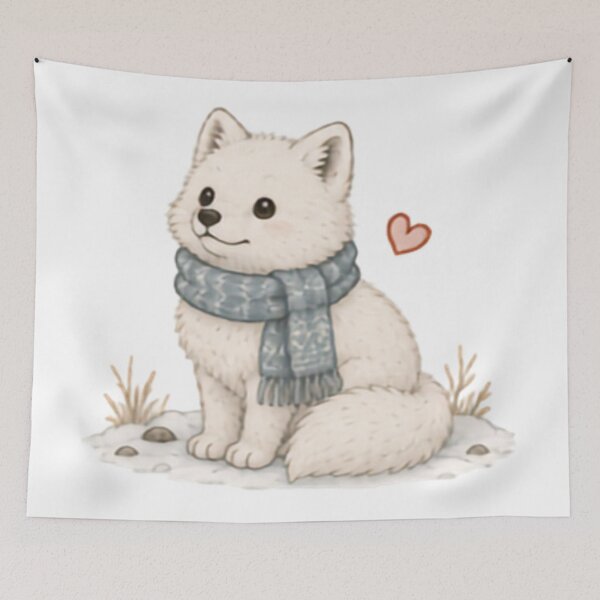 Item preview, Winter Explorer Arctic Fox designed and sold by MellowMunchkins.