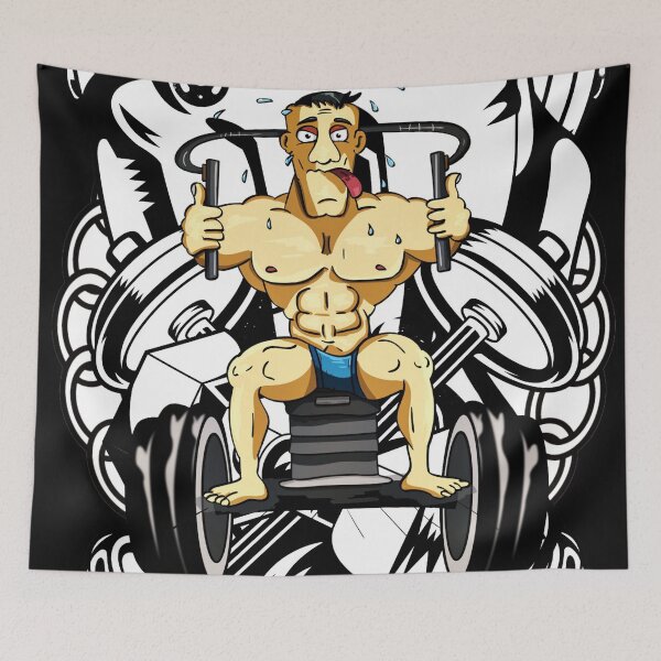 Item preview, The Grinding Muscle Hunk designed and sold by DEZINOMANIA.