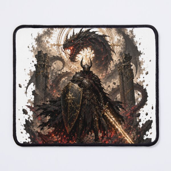 Item preview, Dragonbound Knight of the Burning Ruins designed and sold by MWprint.