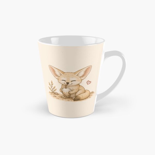Item preview, Cool Drink Fennec Fox designed and sold by MellowMunchkins.