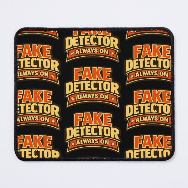 Item preview, Fake Detector Always On Funny Typography Shirt designed and sold by TeeTimeTreasure.