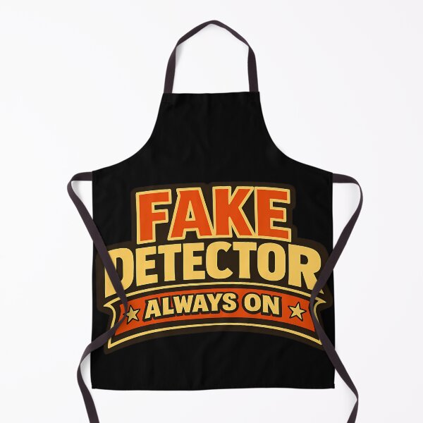 Item preview, Fake Detector Always On Funny Typography Shirt designed and sold by TeeTimeTreasure.