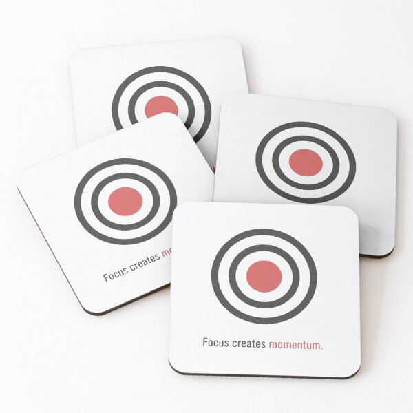Item preview, Target Bullseye Focus Creates Momentum Quote designed and sold by VibeShift Studio.