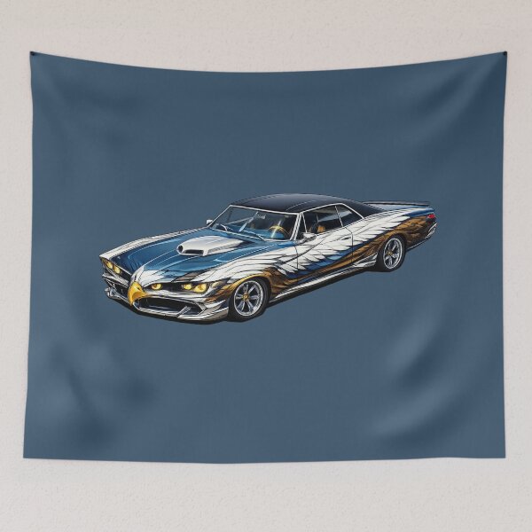 Item preview, Bald Eagle Blue Muscle Coupe — BV-GEB designed and sold by BROHLine Studio.