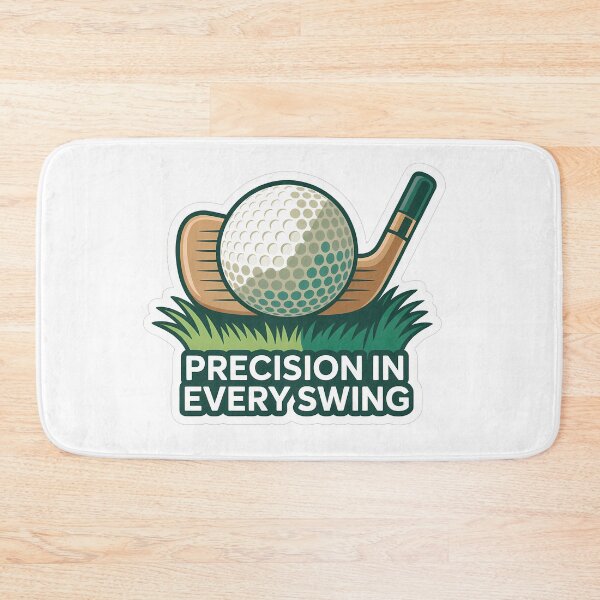 Item preview, Minimalist Golf Scene with Precision Text designed and sold by NiftyWrx.