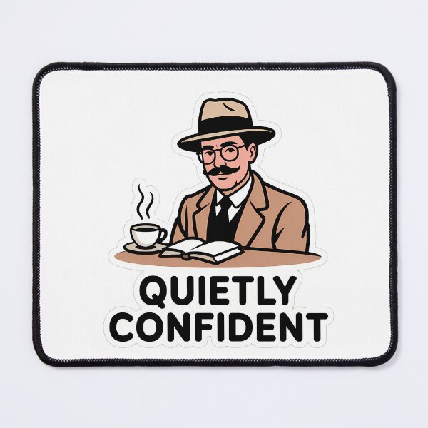 Item preview, Quietly Confident Moustache Wearer designed and sold by NiftyWrx.