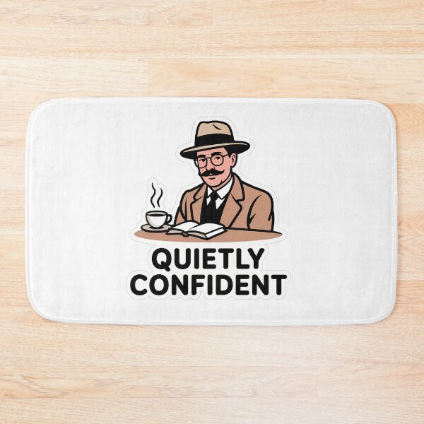Item preview, Quietly Confident Moustache Wearer designed and sold by NiftyWrx.