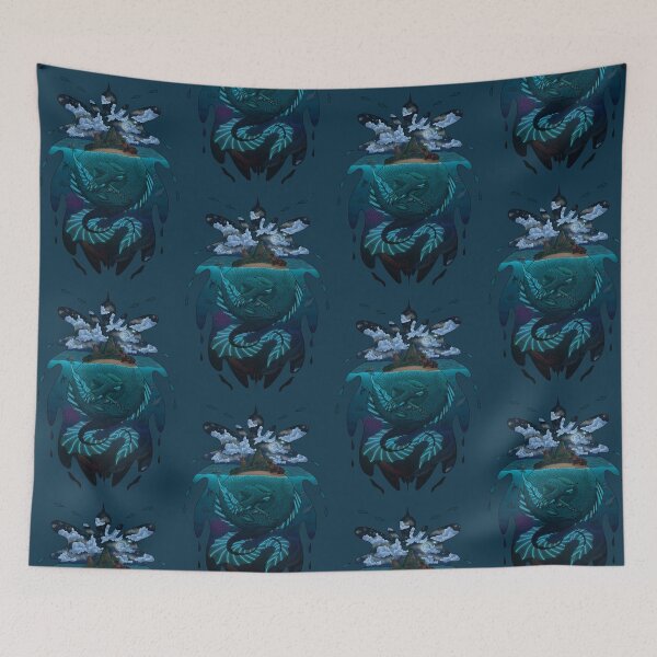 Item preview, Giant Sleeping Leviathan with an Island Growing from his Back designed and sold by TheMossAndMermaid.