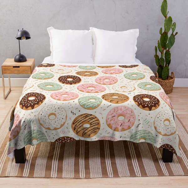 Item preview, Playful Doughnut Delight - Repeating Pattern - Illustrative designed and sold by potseed21.