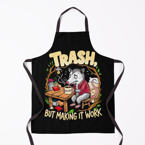 Item preview, Trash but making it work- Anxious possum designed and sold by Roysdisturbia.