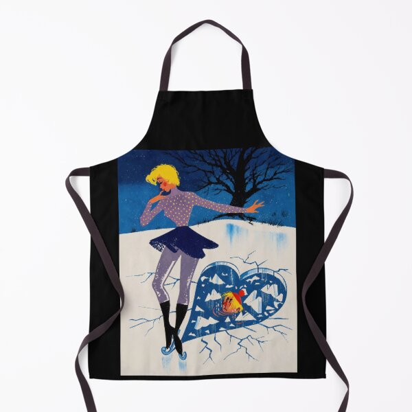 Item preview, Retro Ice Skating Funny East German Winter Love Scene designed and sold by Maljonic.
