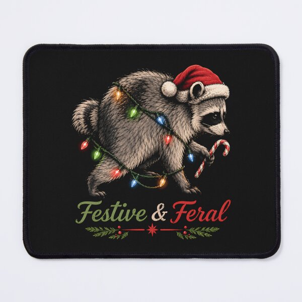 Item preview, Jimothy Raccoon Festive Feral Christmas designed and sold by HilpertChelsey.