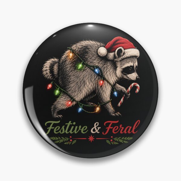 Item preview, Jimothy Raccoon Festive Feral Christmas designed and sold by HilpertChelsey.