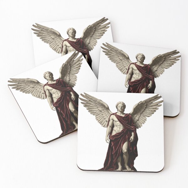 Item preview, Classical Blindfolded Archangel Statue Renaissance Oil Painting designed and sold by Tout-Puissant.