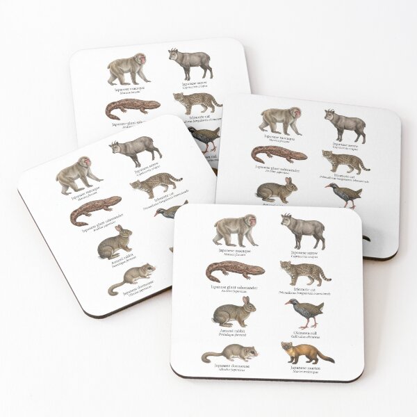 Item preview, Animals Found Only In Japan designed and sold by ArunDandiboina.