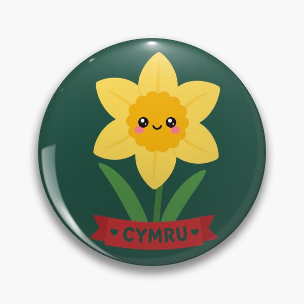 Item preview, Cute Welsh Daffodil Cymru Flower Illustration designed and sold by Cerys-GS.