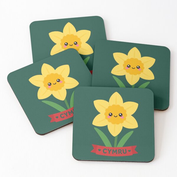 Item preview, Cute Welsh Daffodil Cymru Flower Illustration designed and sold by Cerys-GS.