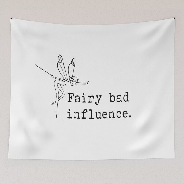 Item preview, Fairy Bad Influence , Fairy Meme Shirt designed and sold by witchlingart.