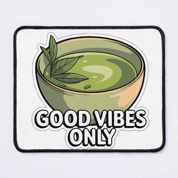 Item preview, Peaceful Matcha Bowl with Good Vibes designed and sold by NiftyWrx.