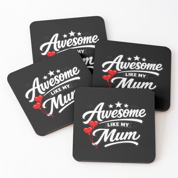 Item preview, UK Awesome Like My Mum –  Funny Proud of Daughter Mum Love designed and sold by Genius Geek.