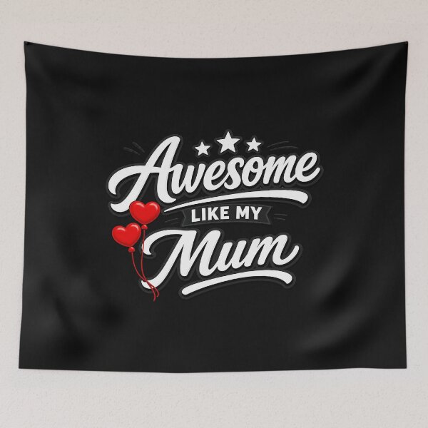 Item preview, UK Awesome Like My Mum –  Funny Proud of Daughter Mum Love designed and sold by Genius Geek.