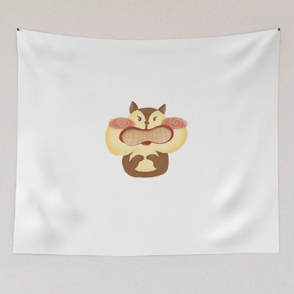 Item preview, A cute squirrel is eating a nut designed and sold by RainbowChas.