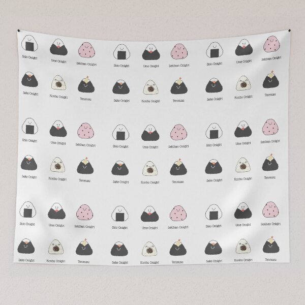 Item preview, Cute Kawaii Onigiri Collection | Japanese Rice Ball Friends designed and sold by Miho9999.