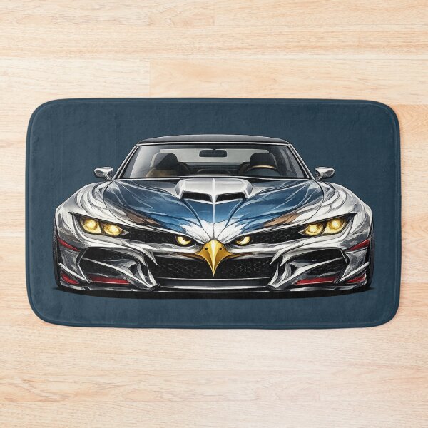 Item preview, Bald Eagle Blue Muscle Coupe — Front View — BV-GEB designed and sold by BROHLine Studio.