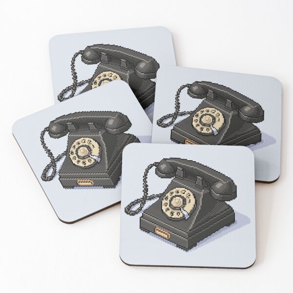 Item preview, 1940s Telephone Pixel Art designed and sold by Retroperks.