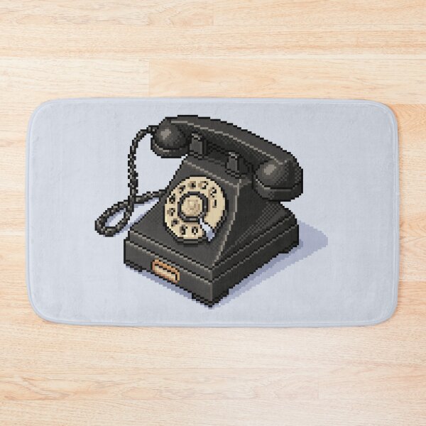 Item preview, 1940s Telephone Pixel Art designed and sold by Retroperks.
