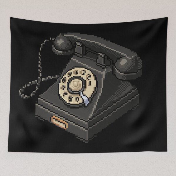Item preview, 1940s Telephone Pixel Art designed and sold by Retroperks.
