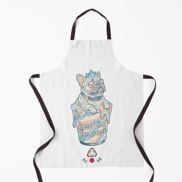 Item preview, Absorbing the Freeze – Funny French Bulldog Brain Freeze Slushy Art designed and sold by Whimsy Trail Co.