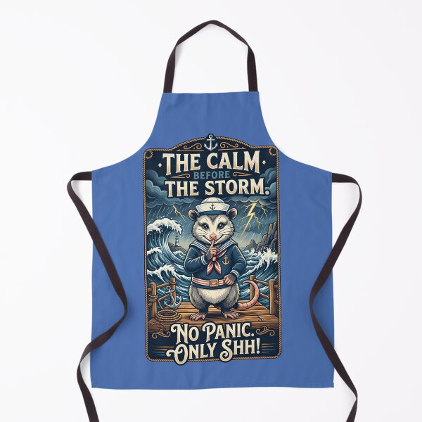 Item preview, No panic, only shh...(The calm before the storm - a common English idiom) designed and sold by ParadoxParadox.