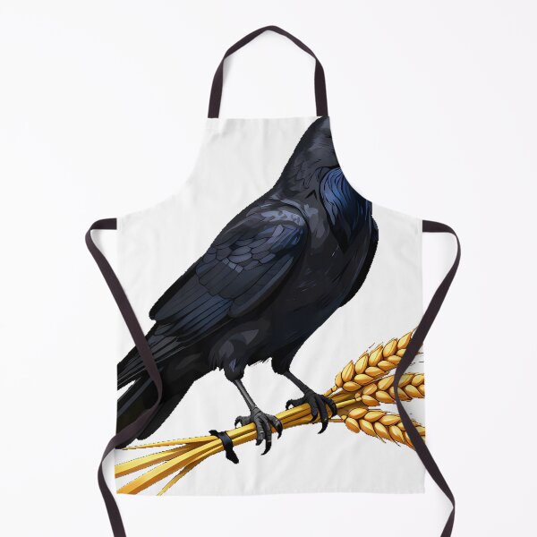 Item preview, Crow on Wheat Sheaf designed and sold by IllumeInk.