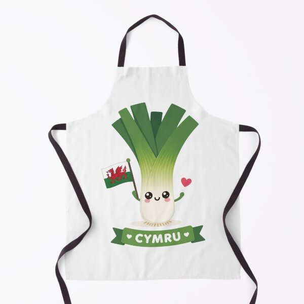 Item preview, Cute Kawaii Welsh Leek with Cymru Flag designed and sold by Cerys-GS.
